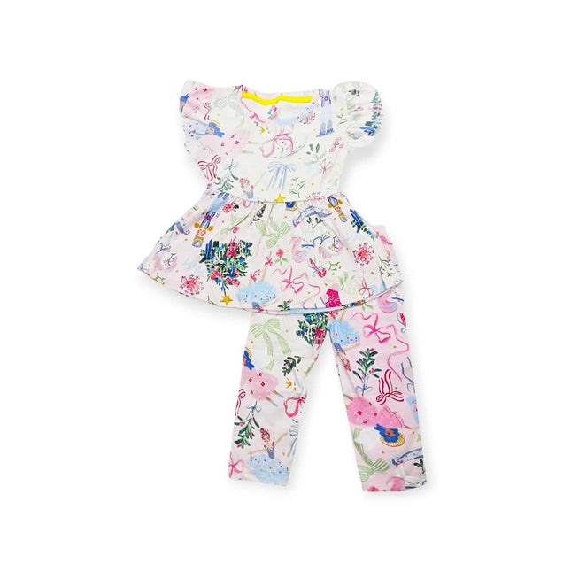 Fantasy Garden Print Baby Girl Set