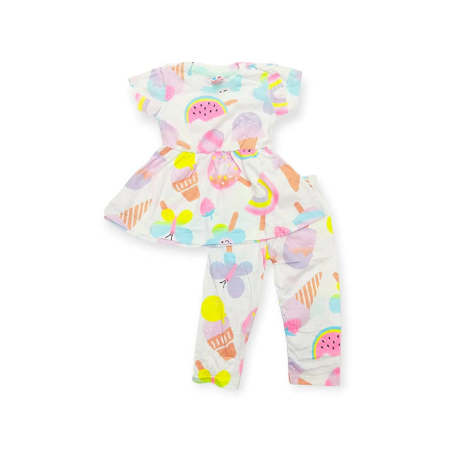 Sweet Treats Print Baby Girl Set