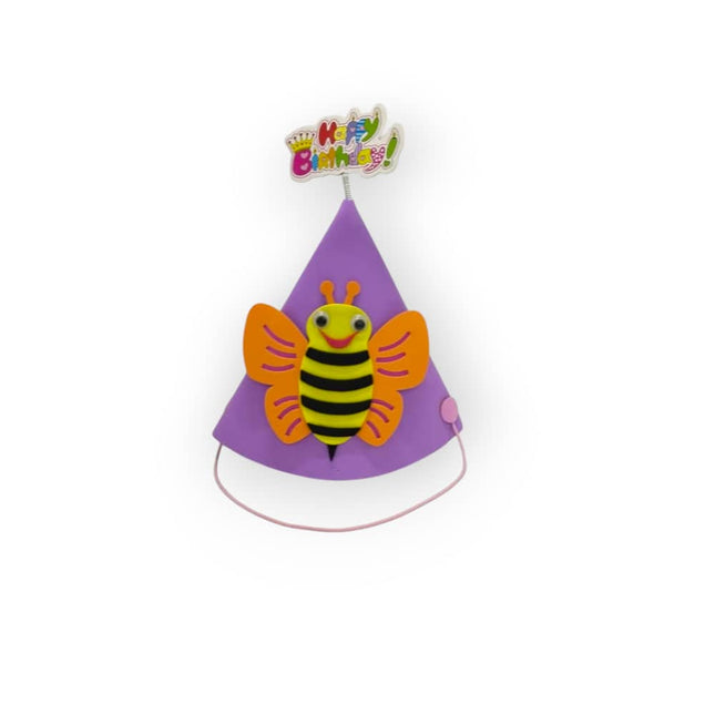 Kids Birthday Party Cap – Cute Bee Design