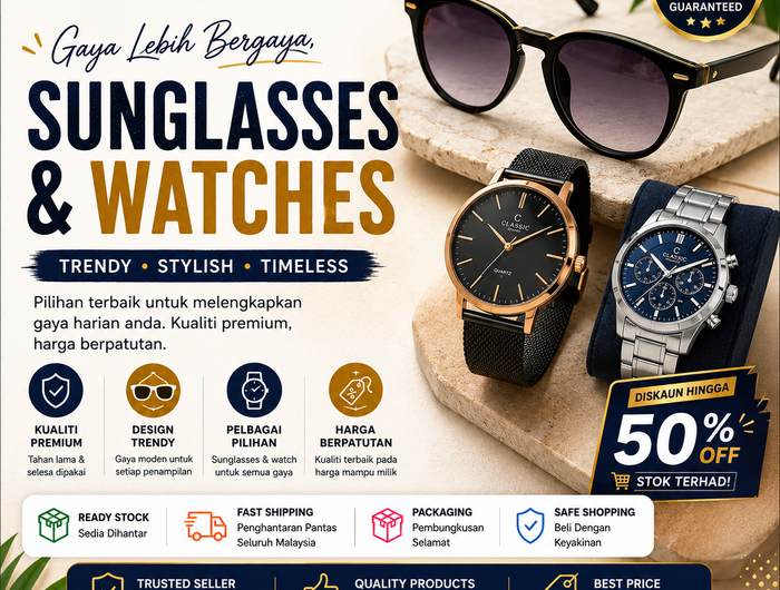 <h1>Watches and Glasses </h1>