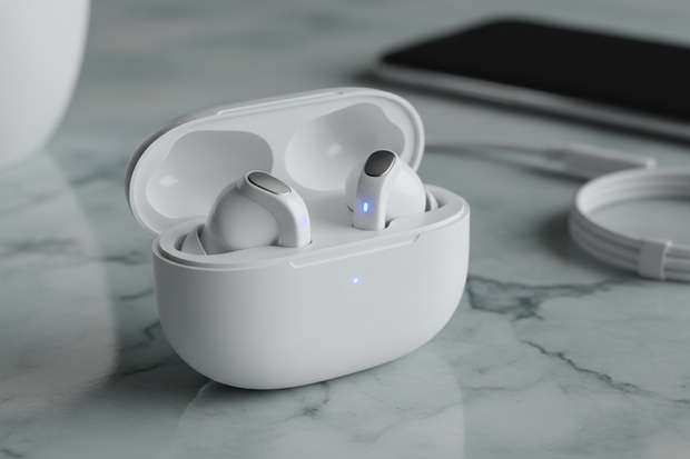 <h4><strong>New in</strong></h4><h1>Earbuds</h1>