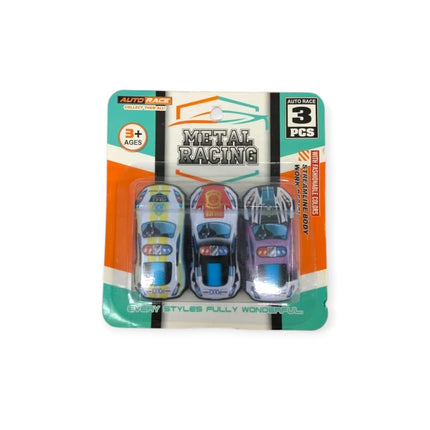 Metal Racing Die Cast Car Set