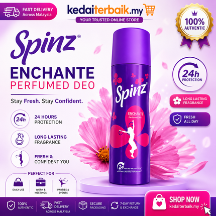 Spinz Enchante Perfumed Deodorant Spray