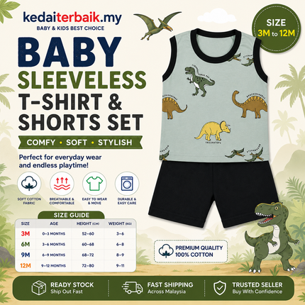 Kids Superhero Sleeveless Set