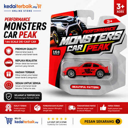 Monsters Car Peak Die-Cast Toy Car