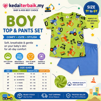 Kids Dinosaur Cotton Set