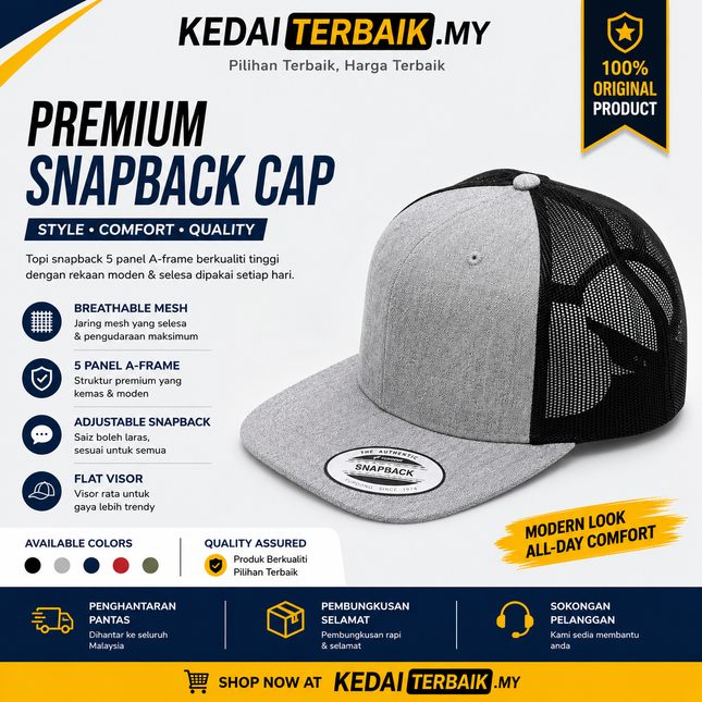 Trucker Cap Collections Flat Bill