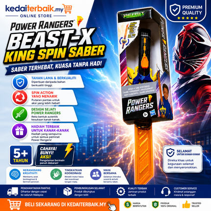 Power Rangers Light-Up Toy Sword (Kids Action Toy)