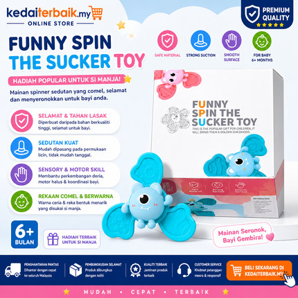 Funny Spin Sucker Toy(3 in 1 BOX)