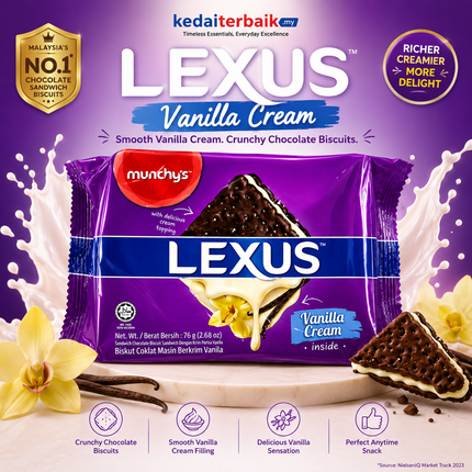 LEXUS Chocolate Sandwich Biscuit