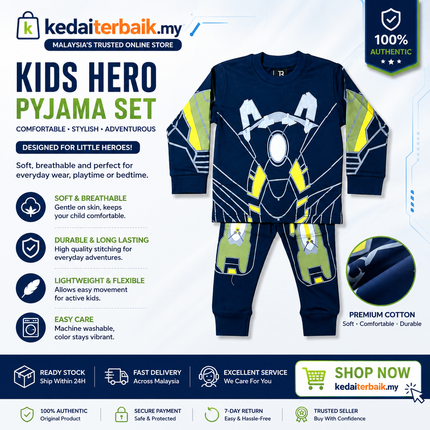 Kids Robot Armor Pyjama Set
