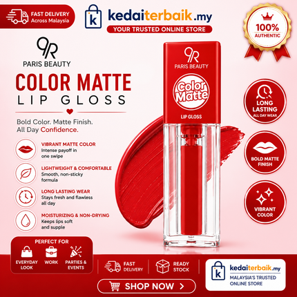 Paris Beauty Color Matte Lip Gloss