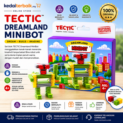 Dreamland MiniBot Building Blocks Toy (Age 4+)