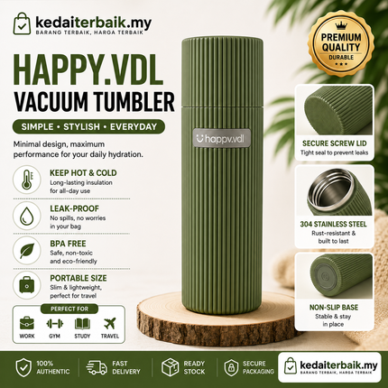 Ribbed Water Bottle